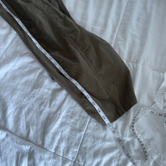Anthropologie Daily Practice Ankle Pants in Olive Green - Picture 12 of 12